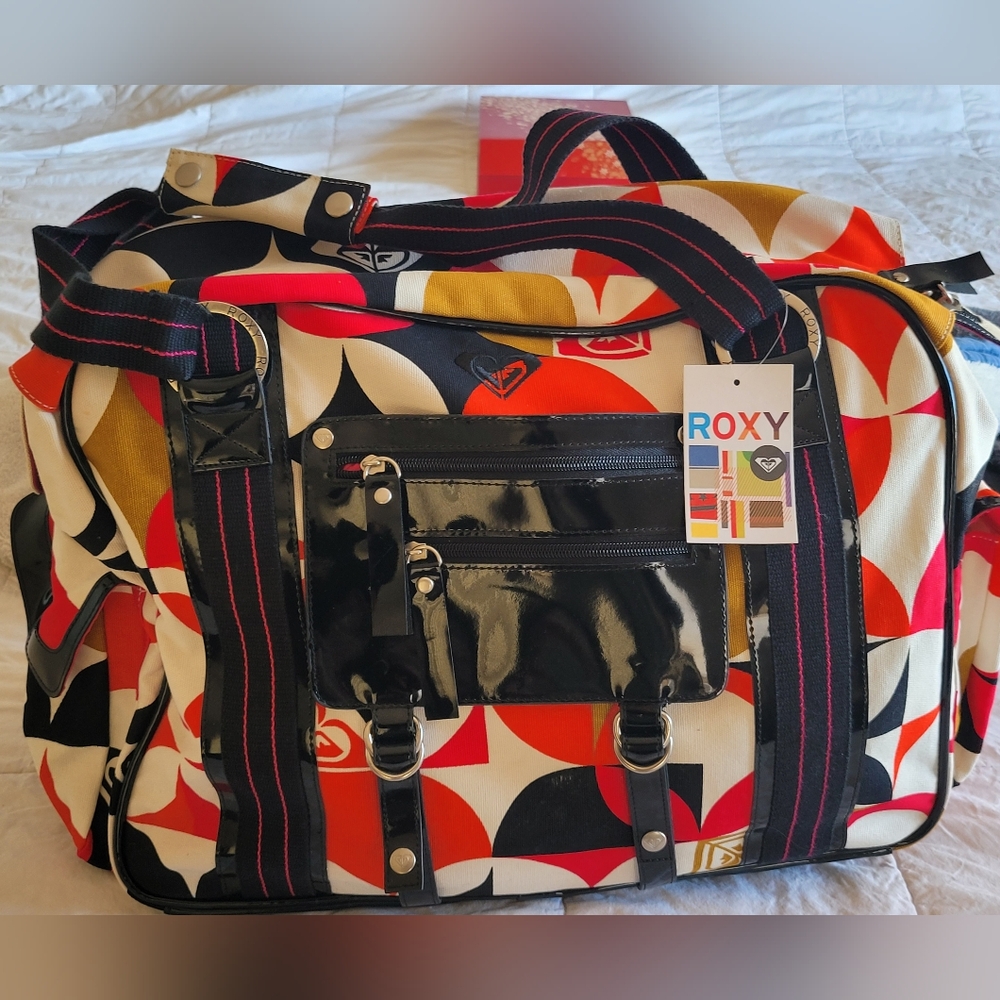 New y2k vintage Roxy  cancan duffle carry on bag